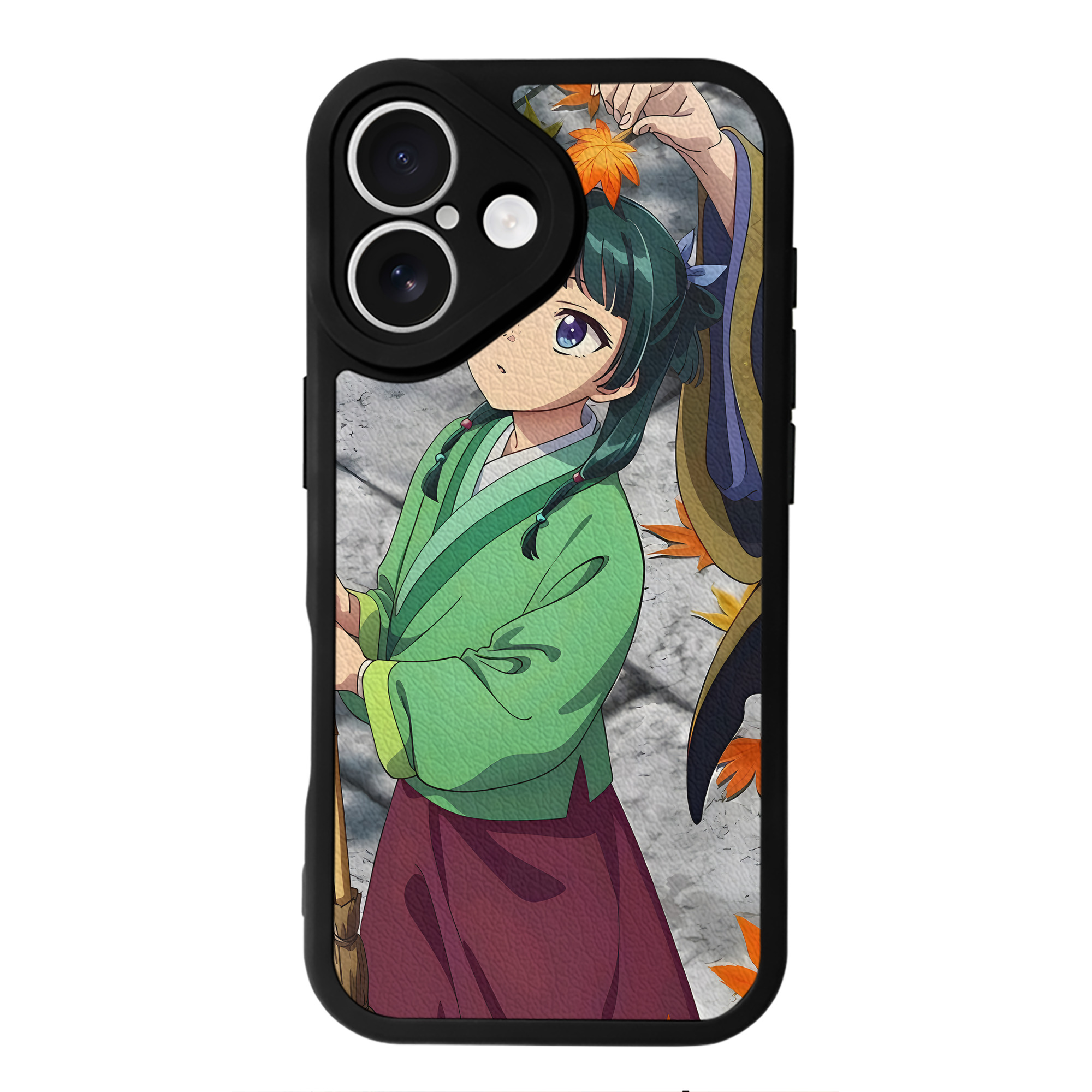 （画像用） 薬屋のひとりごと The Apothecary Diaries 【iPhone 16シリーズ対応】シリコンスマホケース（レザー調） 材質：シリコン